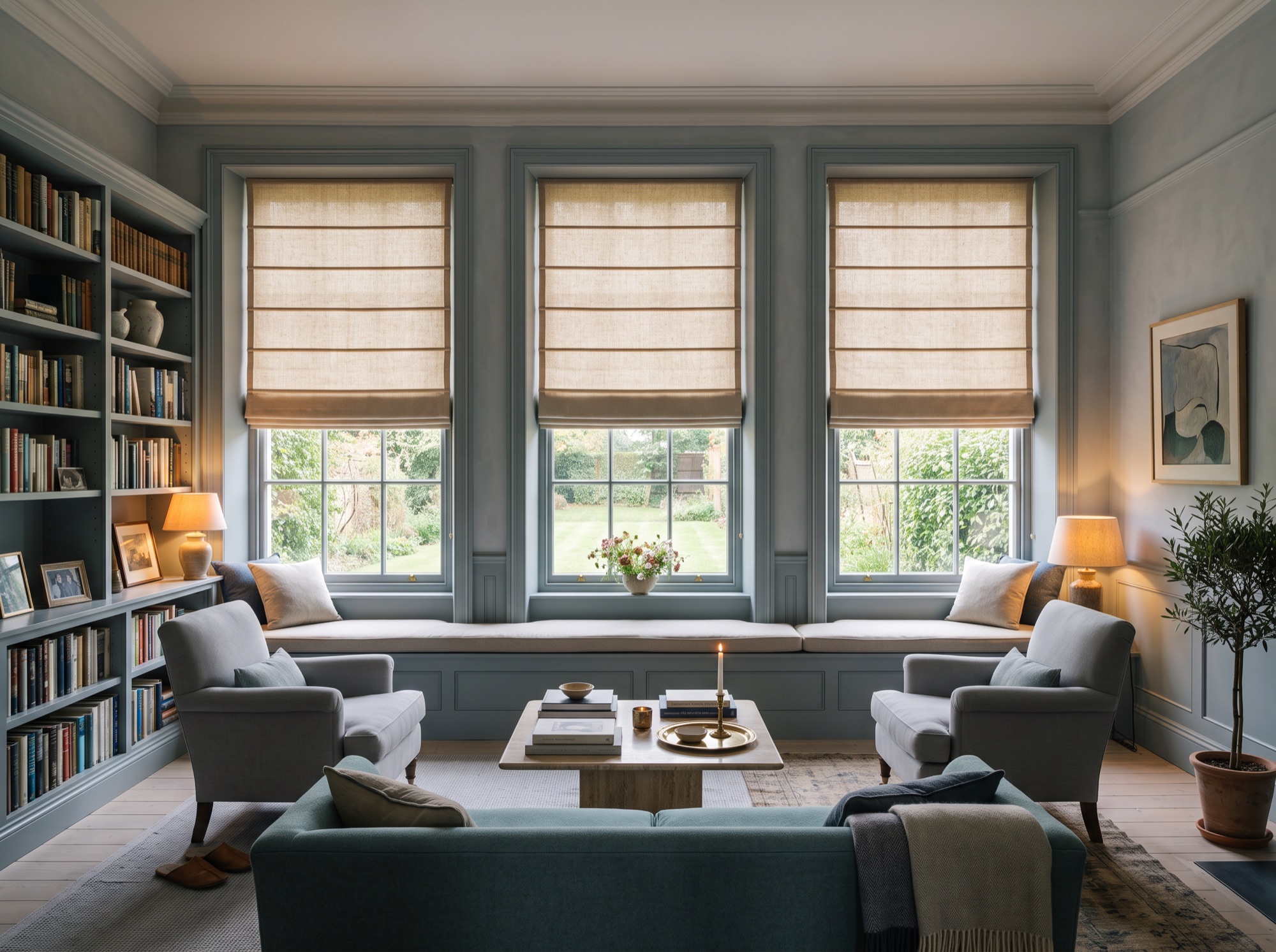 Roman Shades room scene